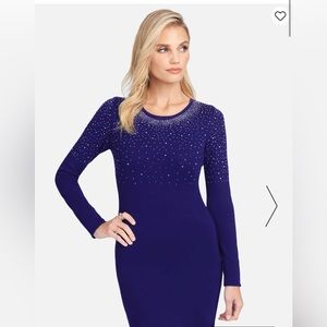 NWT - Bebe Crew Neck Sweater Dress -Cobalt (New with tags! Never worn)